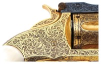 Stunning Gustave Young Exhibition Engraved Smith & Wesson Second Model American Revolver Displayed by the Company at the Moscow & Vienna World Fairs in 1872 & 1873 and at the Centennial Exhibition in Philadelphia in 1876 - 3