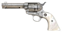 Nice Documented New Mexico Shipped & Factory Engraved Colt Frontier Six Shooter Revolver - 2