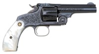 Exceptional Gustave Young Columbian Exhibition Engraved Smith & Wesson New Model No. 3 Revolver - 2
