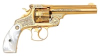 Wonderful Gustave Young Columbian Exhibition Engraved Smith & Wesson 44 Double Action Revolver - 2