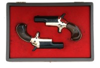 Cased Set of Butler Assoc. Inc. Single Shot Derringers