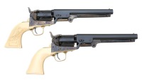 Pair of Armi San Marco Model 1851 Navy Wild Bill Hickok Percussion Revolvers
