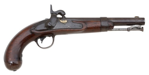 U.S. Model 1836 Percussion-Converted Pistol by Johnson