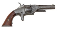 Engraved Manhattan Firearms Co. Single Action Pocket Revolver