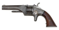 Engraved Manhattan Firearms Co. Single Action Pocket Revolver - 2