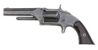 Engraved Smith & Wesson No. 1 1/2 First Issue Revolver - 2