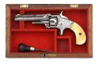 Cased & Engraved Smith & Wesson No. 1 Third Issue Revolver