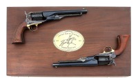 Cased Matched Pair of Colt United States Cavalry Commemorative Model 1860 Army Percussion Revolvers