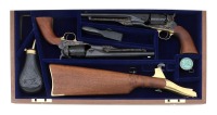 Cased Matched Pair of Colt United States Cavalry Commemorative Model 1860 Army Percussion Revolvers