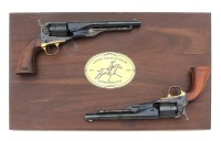 Cased Matched Pair of Colt United States Cavalry Commemorative Model 1860 Army Percussion Revolvers - 2