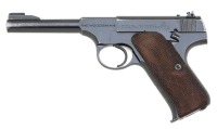 Colt Woodsman First Series Sport Model Semi-Auto Pistol with King Gun Sight Co. Upgrades