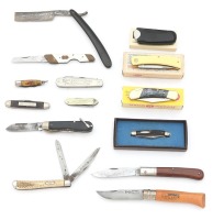 European Straight Razor And Folding Knives
