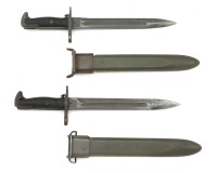 Pair Of U.S. M1 Bayonets by Utica Cutlery