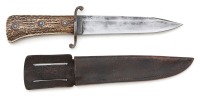 Custom Stag Handle Mountain Man Knife by Richard McDonald