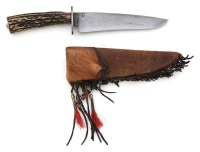 Custom Stag Handle Riflemen&rsquo;s Knife by Richard McDonald