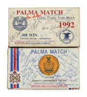 Palma Trophy Match Ammunition with Competitor Signatures