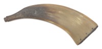 Flat Rifle Powder Horn