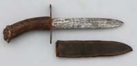 Antique Stag Handle Gambler&rsquo;s Knife