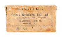 45 Caliber Revolver Ball Cartridges