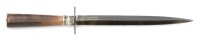 Horn Handled Sheffield Dagger By Lockwood