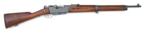 Rare French Model 1886/M93/M27 Lebel Trials Rifle by Tulle in Experimental 7.5X58Mm Cartridge