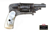 Pair of European Hammerless Folding Trigger Double Action Pocket Revolvers