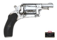Belgian Folding Trigger Double Action Pocket Revolver by D.D. Oury
