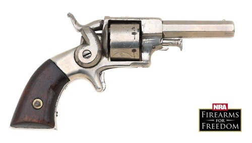 Pair of Allen & Wheelock Sidehammer Rimfire Single Action Revolvers