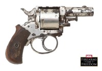 Pair of Antique Belgian British Bull Dog Double Action Revolvers