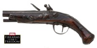 Mediterranean Flintlock Coat Pistol & French Lamotte Percussion Coat Pistol