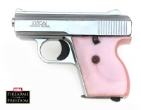 Pair of Lorcin Lady Model L25 and Model L25 Semi-Auto Pistols