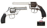 Lot of Two Antique Guns, Harrington & Richardson Police Second Model Double Action Revolver, & Hopkins & Allens XL Double Action Revolver