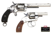 Lot of Two Antique Guns, Hopkins & Allen XL Double Action, & XL No.5 Single Action Revolvers
