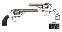 Pair of Hopkins & Allen Triple Action Police Model Double Action Revolvers