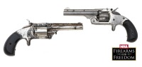 Lot of Two Antique Guns, Smith & Wesson No. 1 1/2 Single Action and No. 1 1/2 Second Issue Single Action Revolvers