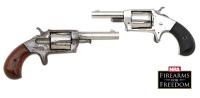 Pair of Iver Johnson Pocket Single Action Revolvers Defender and Favorite No. 2 Models