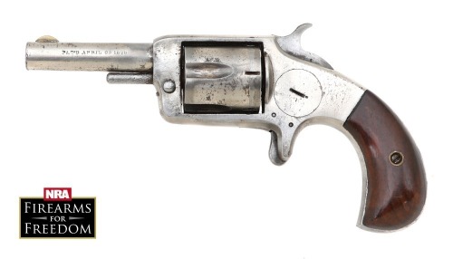 Lot of Four Antique Guns, American Single Action Pocket Revolvers Dreadnaught, Bang Up No.2, Pioneer Models & Marquis de Lorne