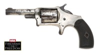 Lot of Four Antique Guns, American Single Action Pocket Revolvers Dreadnaught, Bang Up No.2, Pioneer Models & Marquis de Lorne - 3