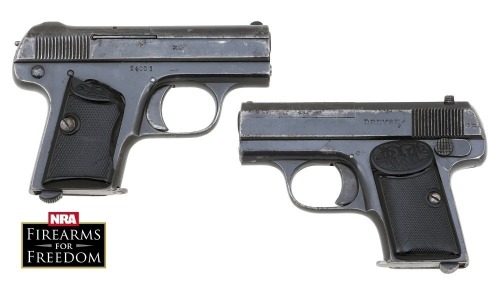 Lot of Two Guns, Dreyse Vest Pocket, and C.G. Haenel Schmeisser Vest Pocket Model 1 Semi-Auto Pistols