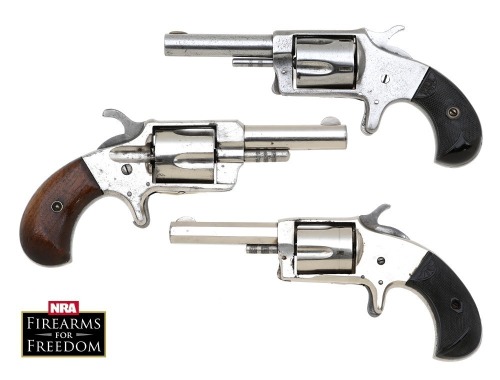 Lot of Three Antique Guns, T.E. Ryan Retriever, Rupertus Empire, & Bacon Guardian Single Action Revolvers