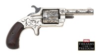 Lot of Four Antique Guns, Hopkins & Allen Ranger No.2 Model, Blue Jacket No. 2 Model, Forehand & Wadsworth Russian Model 32, & Terror Model Single Action Revolvers, - 2
