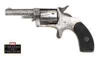 Lot of Four Antique Guns, Hopkins & Allen Ranger No.2 Model, Blue Jacket No. 2 Model, Forehand & Wadsworth Russian Model 32, & Terror Model Single Action Revolvers, - 3