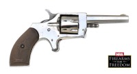 Lot of Five Antique Guns, Hood Arms Co. Liberty Model & Fashion Model, Lee Arms Red Jacket No. 3, American Arms Continental Model, & Iver Johnson Defender 89 Model Single Action Revolvers - 2