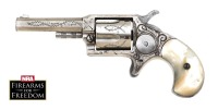 Lot of Five Antique Guns, Hood Arms Co. Liberty Model & Fashion Model, Lee Arms Red Jacket No. 3, American Arms Continental Model, & Iver Johnson Defender 89 Model Single Action Revolvers - 3