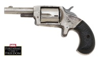 Lot of Five Antique Guns, Hood Arms Co. Liberty Model & Fashion Model, Lee Arms Red Jacket No. 3, American Arms Continental Model, & Iver Johnson Defender 89 Model Single Action Revolvers - 5