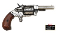 Lot of Three Antique Guns, American Arms Sterling, Bulldozer No. 2, & Big Bonanza Models Single Action Revolvers - 2