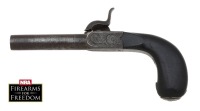 Pair of Belgian Percussion Muff Pistols