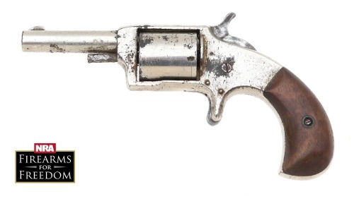 Lot of Four Antique Guns, American Leader, Otis Smith New Model, Hood Firearms Alaska 30, and Hopkins & Allen Hindsdale Single Action Revolvers