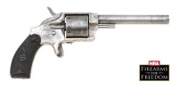 Lot of Four Antique Guns, American Leader, Otis Smith New Model, Hood Firearms Alaska 30, and Hopkins & Allen Hindsdale Single Action Revolvers - 4