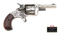 Lot of Four Antique Guns, American Single Action Revolvers including Princess, Bismarck, Defender, & Royal Models - 2